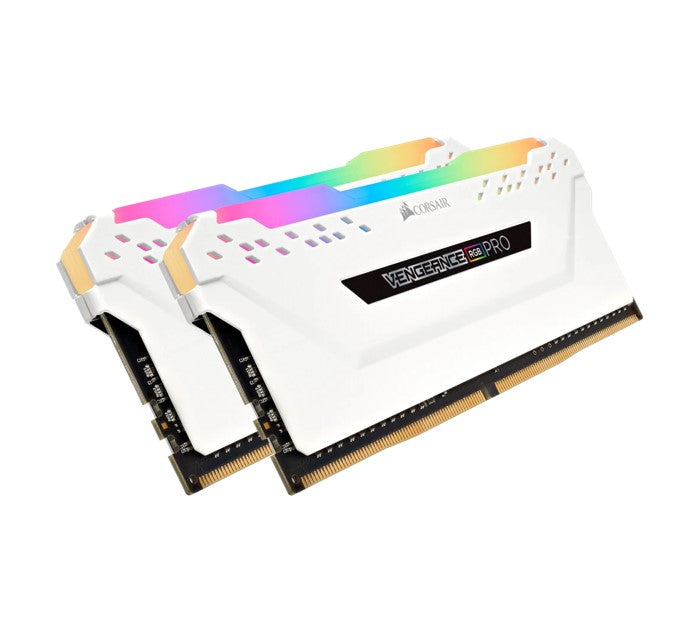 (LS)Corsair Vengeance RGB PRO 16GB (2x8GB) DDR4 3200MHz C16 Desktop Gaming Memory White