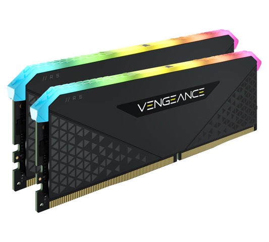 (LS)Corsair Vengeance RGB RS 32GB (2x16GB) DDR4 3600MHz C18 18-22-22-42 Black Heatspreader Desktop Gaming Memory