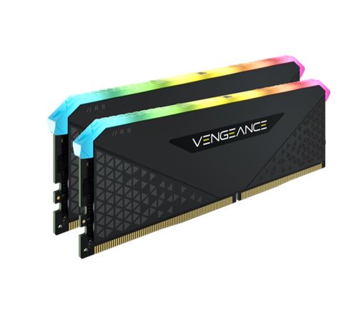 (LS)Corsair Vengeance RGB RS 16GB (2x8GB) DDR4 3200MHz C16 16-20-20-38 Black Heatspreader Desktop Gaming Memory