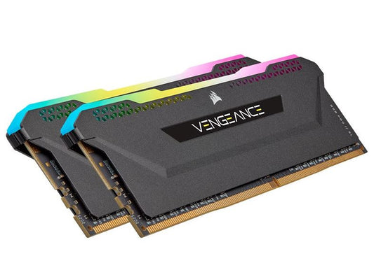 (LS) Corsair Vengeance RGB PRO SL 32GB (2x16GB) DDR4 3200Mhz C16 Black Heatspreader for AMD Desktop Gaming Memory