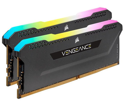 (LS) Corsair Vengeance RGB PRO SL 32GB (2x16GB) DDR4 3200Mhz C16 Black Heatspreader for AMD Desktop Gaming Memory
