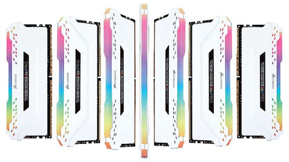 (LS)Corsair Vengeance RGB PRO SL 16GB (2x8GB) DDR4 3200Mhz C16 White Heatspreader Desktop Gaming Memory