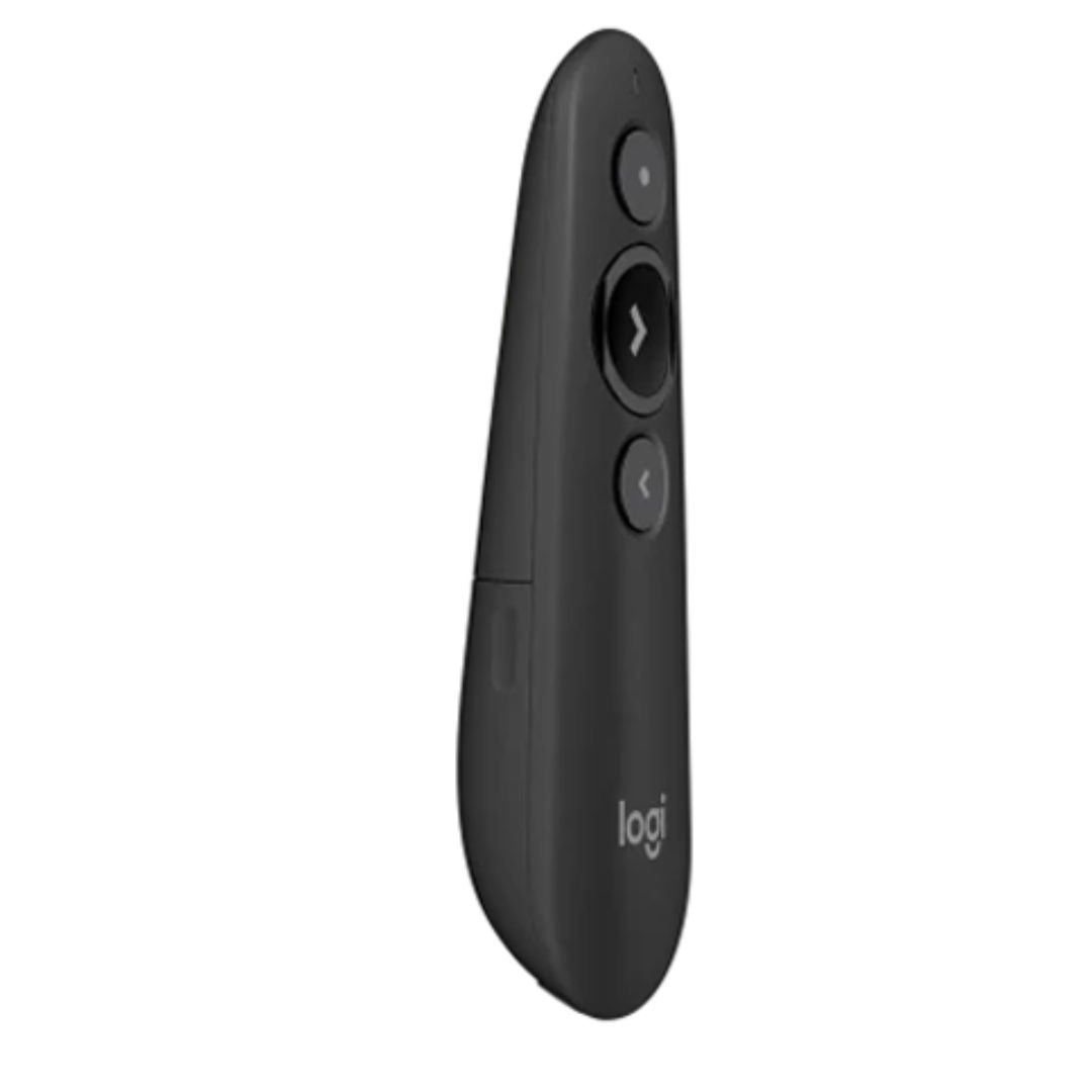 Logitech R500S Laser Presentation Remote with Dual Connectivity Bluetooth or USB 20m Range Red Laser Pointer for PowerPoint Keynote Google Slides
