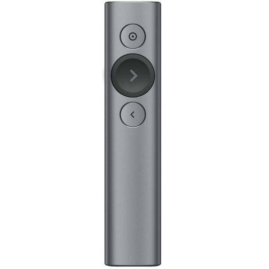 (LS)Logitech Spotlight Presentation Remote Slate 2.4GHz dual Connectivity Bluetooth or USB 30m Range LED 3D accelerometer  Gyrpscope 1 year wty