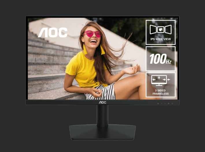 AOC 23.8 ft IPS. 1920  1080 FHD, 100Hz, 8ms GtG (bw), HDMI 1.4 x1,VGA x1, Adaptive Sync.IPS Monitor  Replace 24B20JH2