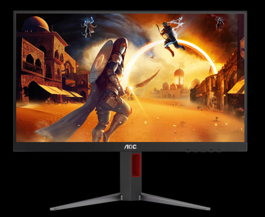 AOC 23.8 ft IPS, FHD 1080, Adaptive Sync,1ms, 180Hz , HDR10, 1x HDMI 2.0, 1x DP 1.4, Borderless, Height Adjustable Stand, VESA 100X100mm(LS)