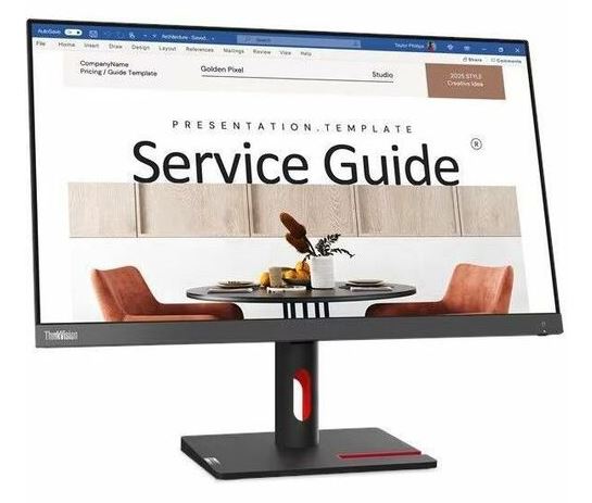 LENOVO ThinkVision S24I-30 23.8 ft 24 ft 100Hz FreeSync FHD Monitor 1920x1080 4ms 16:9 VA HDMI VGA Audio Out Tilt Adjustment VESA 3YR WTY ~62AEKAR2AU