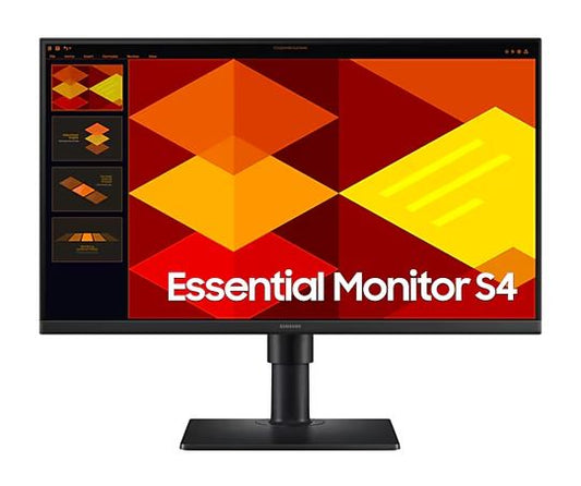 Samsung 24 ft S40GD FHD Monitor 1920 x1080 100Hz 16:9 250cd m2 IPS 2xHDMI Tilt Pivot Swivel HAS VESA Viewing Angle Eye Saver  Game Picture Mode Black