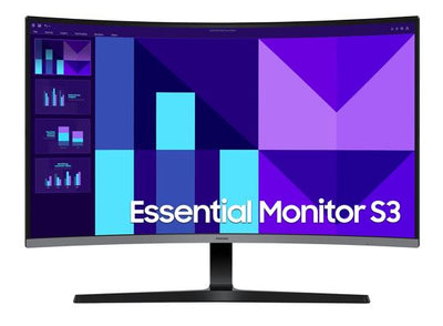 Samsung 32 ft S39GD FHD 100Hz Curved Monitor 1920x1080 4ms 16:9 1500R Tilt VESA VA HDMI D-Sub Headphone Flicker Free Eye Saver Mode Black