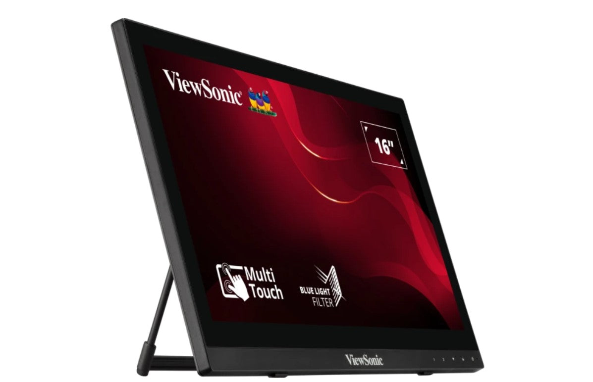 ViewSonic TD1630-3 16 ft 10 Point Projected Capactitive Touch, HDMI and VGA, Dual Speakers, Durable, Scratch Resistant, VESA 75, Monitor. KIOSK