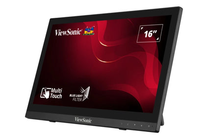 ViewSonic TD1630-3 16 ft 10 Point Projected Capactitive Touch, HDMI and VGA, Dual Speakers, Durable, Scratch Resistant, VESA 75, Monitor. KIOSK