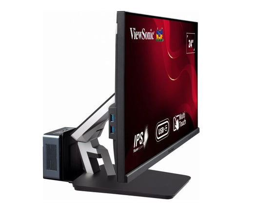 ViewSonic 24 ft TD2455 In-Cell 10 Point Touch Monitor with USB Type-C Input and Advanced Ergonomics, POS, Education. Shopping Centre, Real Estate, TAB