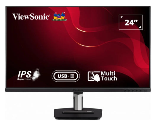 ViewSonic 24 ft TD2455 In-Cell 10 Point Touch Monitor with USB Type-C Input and Advanced Ergonomics, POS, Education. Shopping Centre, Real Estate, TAB