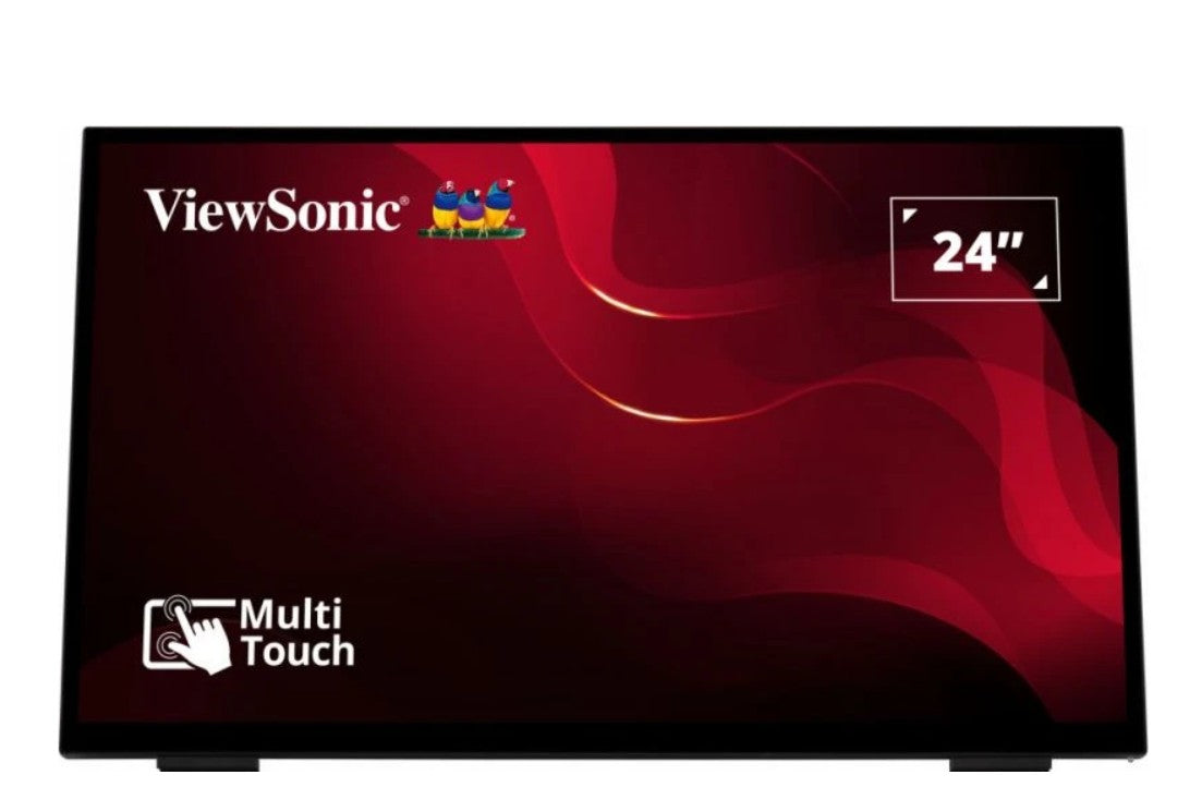 ViewSonic 24 ft TD2465 10 Points PCAP POS, Retail, Mining. Wet  Multi-Glove high-sensitive Projective Capacitive. Commercial and Industrial monitor