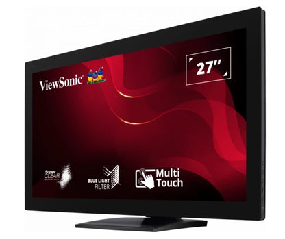 ViewSonic 27 ft TD2760 10-point Touch Screen, RS232 Serial Port, Advance Ergonomic Tilt or flat. Supports Winodws, Chrom, Linux, Android, Monitor,