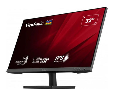 ViewSonic 32 ft VA3209U-2K 2K QHD, USB-C, SuperClear IPS, HDR10, Speakers, HDMI x 2, DP X 1, VESA 100x100 Borderless, Business Monitor (LS)