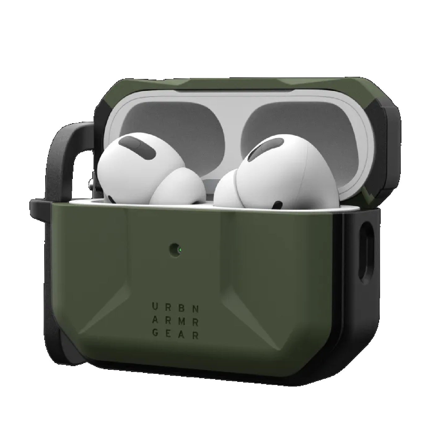 UAG Civilian Apple Airpods Pro (2nd Gen) Rugged Case - Olive Drab (104124117272), DROP Military Standard, Weather-Resistant, 10 Years Warranty