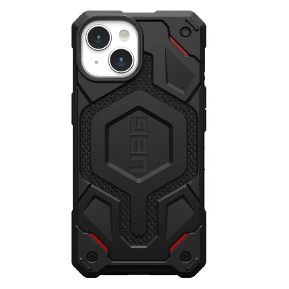 UAG Monarch Pro MagSafe Kevlar Apple iPhone 15 (6.1 ft) Rugged Case - Kevlar Black(114219113940),25ft. Drop Protection (7.6M), 10 Years Warranty
