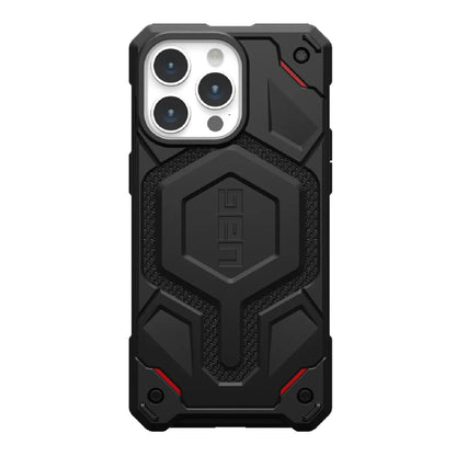 UAG Monarch Pro MagSafe Apple iPhone 15 Pro Max (6.7 ft) Rugged Case - Kevlar Black (114222113940), 25ft. Drop Protection (7.6M), 10 Years Warranty