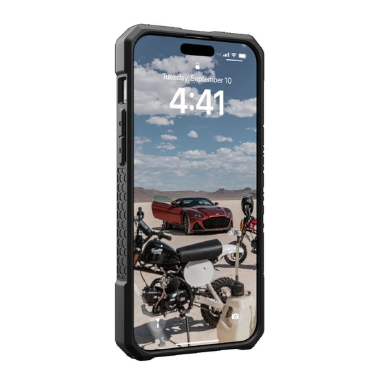 UAG Monarch Pro MagSafe Apple iPhone 15 Pro Max (6.7 ft) Rugged Case - Carbon Fiber (114222114242), 25ft. Drop Protection (7.6M), 10 Years Warranty