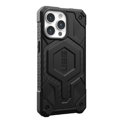 UAG Monarch Pro MagSafe Apple iPhone 15 Pro Max (6.7 ft) Rugged Case - Carbon Fiber (114222114242), 25ft. Drop Protection (7.6M), 10 Years Warranty