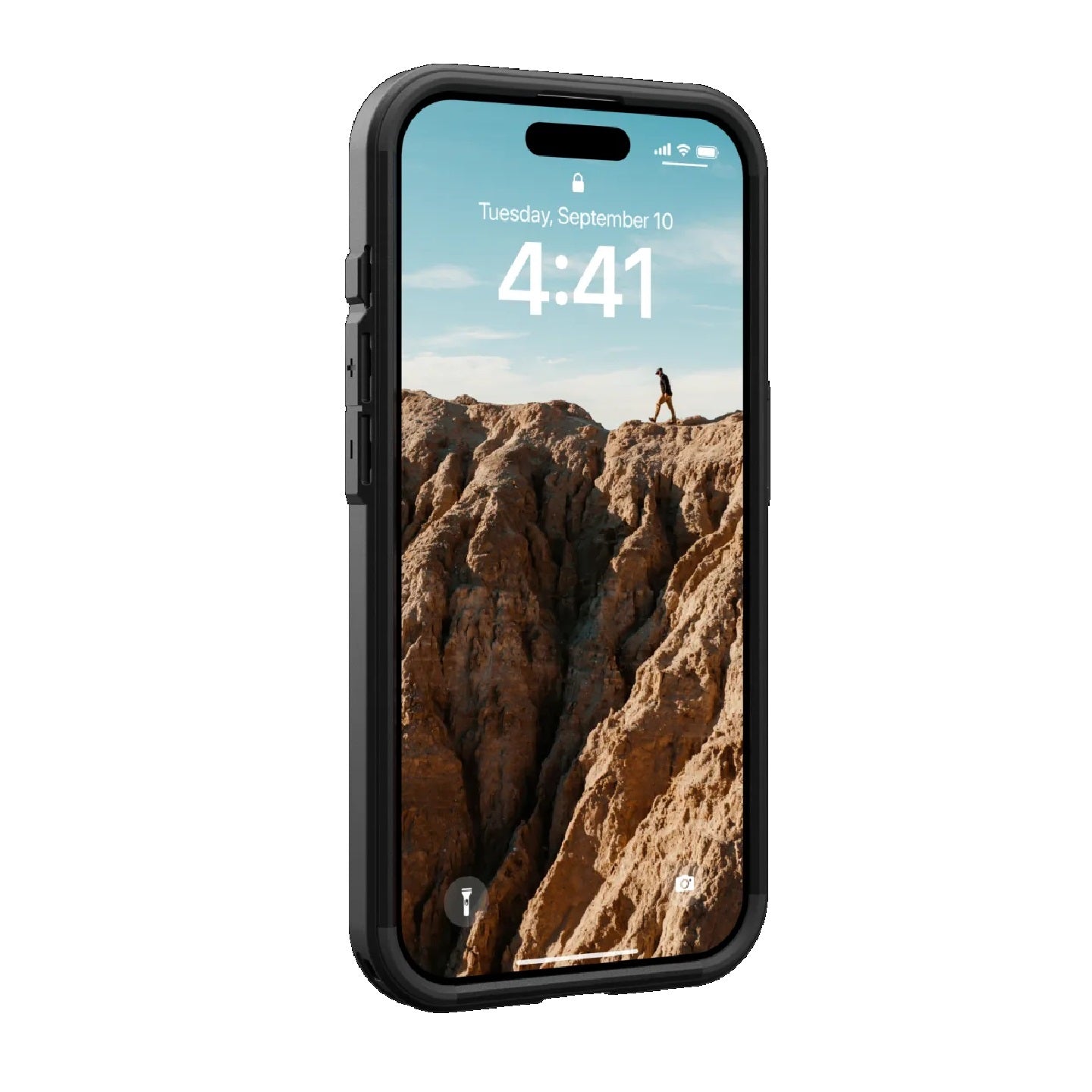 UAG Civilian Magsafe Apple iPhone 15 Pro (6.1 ft) Rugged Case - Black (114275114040), 20ft. Drop Protection(6M),Raised Screen Surround,10 Years Warranty