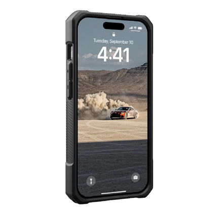 UAG Monarch Kevlar Apple iPhone 15 Pro (6.1 ft) Rugged Case - Kevlar Black(114278113940),20ft. Drop Protection(6M),5 Layers Protection,10 Years Warranty