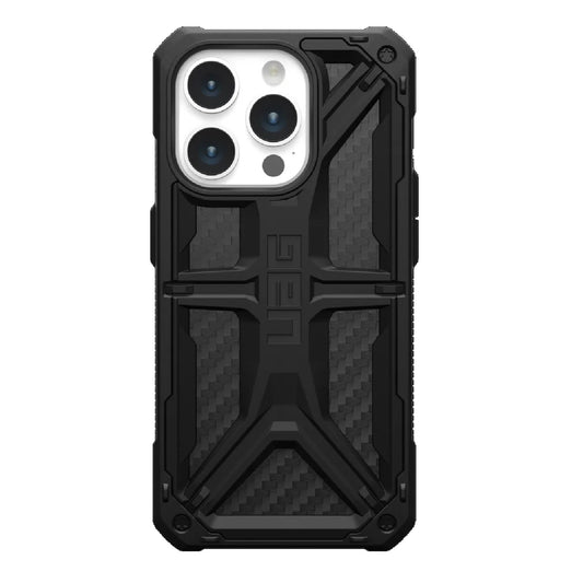 UAG Monarch Apple iPhone 15 Pro (6.1 ft) Rugged Case - Carbon Fiber (114278114242), 20ft. Drop Protection (6M), 5 Layers Protection, 10 Years Warranty
