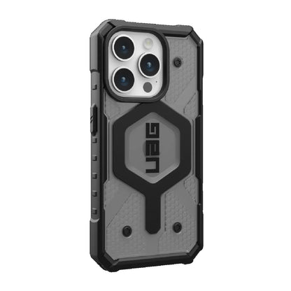 UAG Pathfinder MagSafe Apple iPhone 15 Pro (6.1 ft) Rugged Case - Ash (114281113131),18ft. Drop Protection (5.4M), Tactical Grip, 10 Years Warranty
