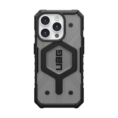 UAG Pathfinder MagSafe Apple iPhone 15 Pro (6.1 ft) Rugged Case - Ash (114281113131),18ft. Drop Protection (5.4M), Tactical Grip, 10 Years Warranty
