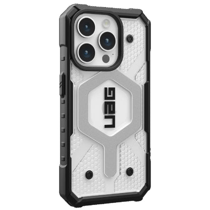 UAG Pathfinder MagSafe Apple iPhone 15 Pro (6.1 ft) Rugged Case - Ice (114281114343), 18ft. Drop Protection (5.4M), Tactical Grip, 10 Years Warranty