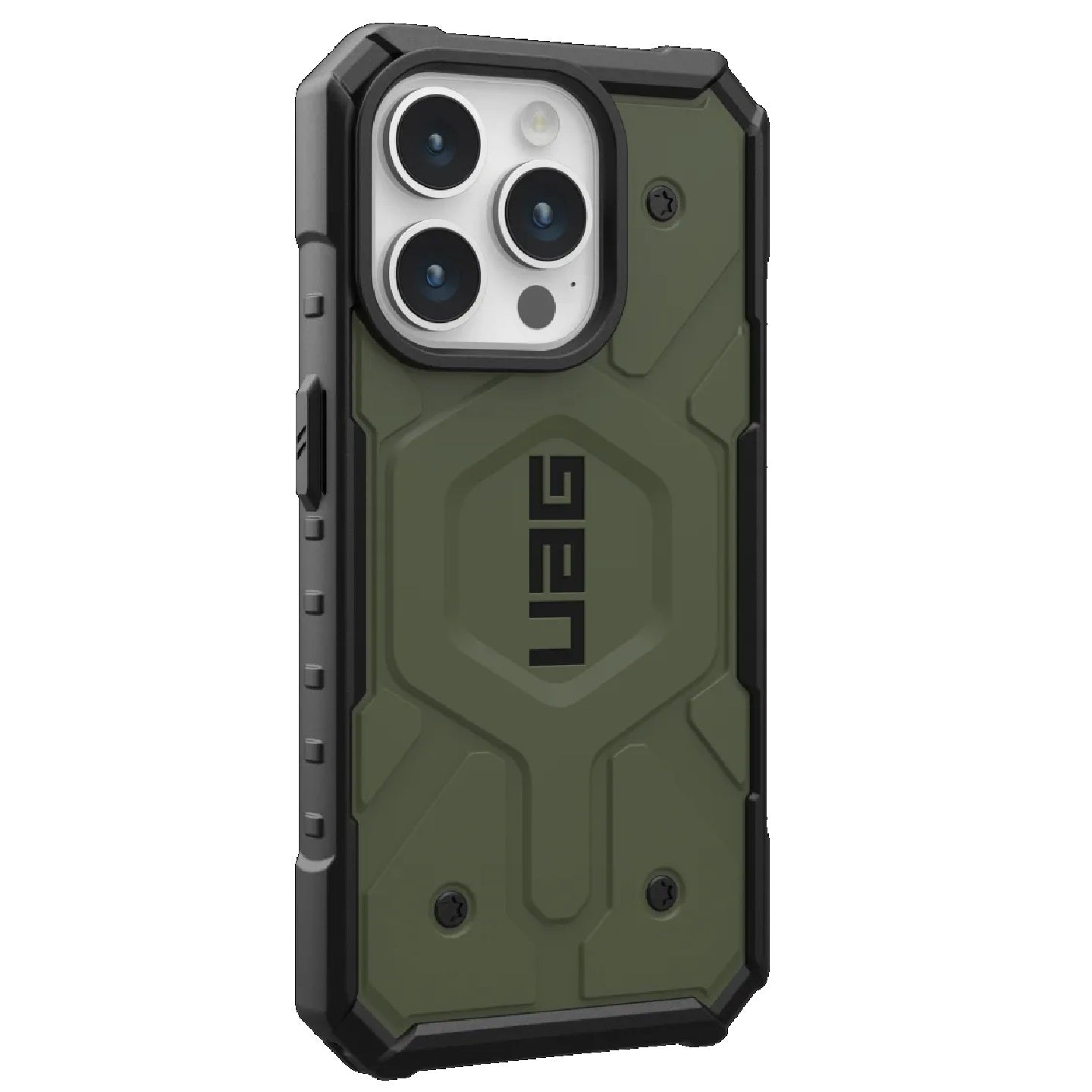 UAG Pathfinder MagSafe Apple iPhone 15 Pro (6.1 ft) Rugged Case - Olive Drab (114281117272),18ft. Drop Protection (5.4M),Tactical Grip,10 Years Warranty