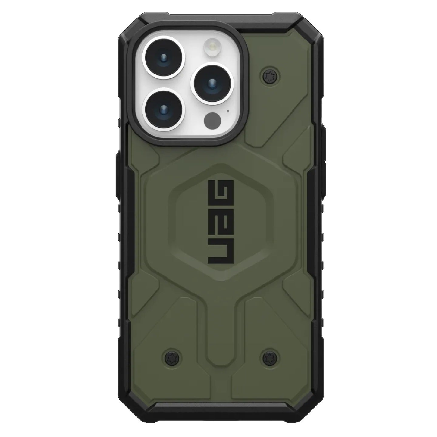 UAG Pathfinder MagSafe Apple iPhone 15 Pro (6.1 ft) Rugged Case - Olive Drab (114281117272),18ft. Drop Protection (5.4M),Tactical Grip,10 Years Warranty