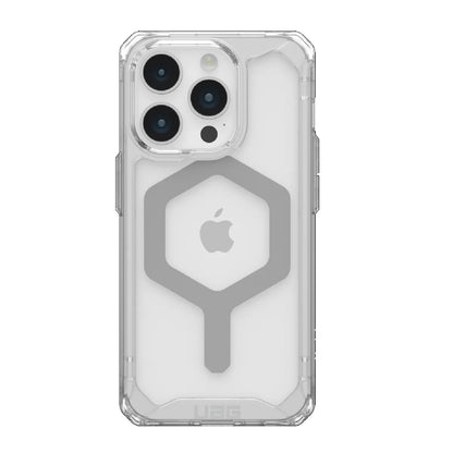 UAG Plyo MagSafe Apple iPhone 15 Pro (6.1 ft) Rugged Case - Ice Silver (114286114333), 16ft. Drop Protection (4.8M), 10 Years Warranty