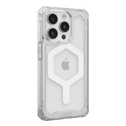 UAG Plyo MagSafe Apple iPhone 15 Pro (6.1 ft) Rugged Case - Ice White (114286114341), 16ft. Drop Protection (4.8M), 10 Years Warranty