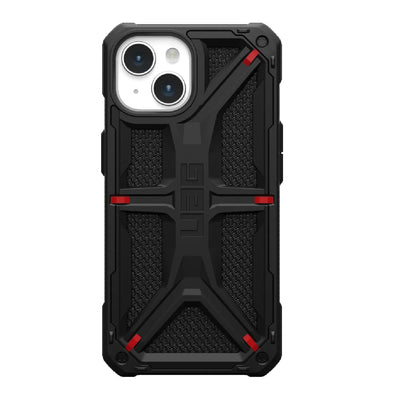 UAG Monarch Kevlar Apple iPhone 15 (6.1 ft) Rugged Case - Kevlar Black (114289113940), 20ft. Drop Protection (6M), 10 Years Warranty