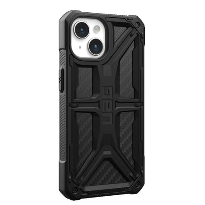 UAG Monarch Apple iPhone 15 (6.1 ft) Rugged Case - Carbon Fiber (114289114242), 20ft. Drop Protection (6M), Tactical Grip, 10 Years Warranty