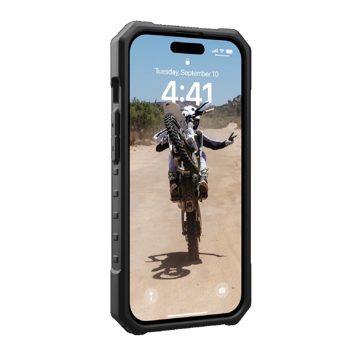 UAG Pathfinder MagSafe Apple iPhone 15 (6.1 ft) Rugged Case - Ice (114291114343), 18ft. Drop Protection (5.4M), Tactical Grip, 10 Years Warranty