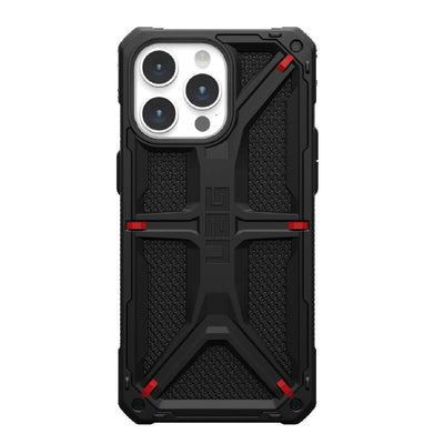 UAG Monarch Kevlar Apple iPhone 15 Pro Max (6.7 ft) Rugged Case - Kevlar Black(114298113940), 20ft. Drop Protection (6M), 10 Years Warranty