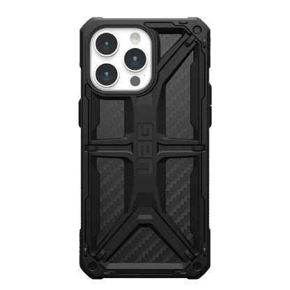 UAG Monarch Apple iPhone 15 Pro Max (6.7 ft) Rugged Case - Carbon Fiber (114298114242), 20ft. Drop Protection (6M), Tactical Grip, 10 Years Warranty
