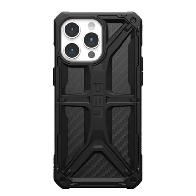UAG Monarch Apple iPhone 15 Pro Max (6.7 ft) Rugged Case - Carbon Fiber (114298114242), 20ft. Drop Protection (6M), Tactical Grip, 10 Years Warranty