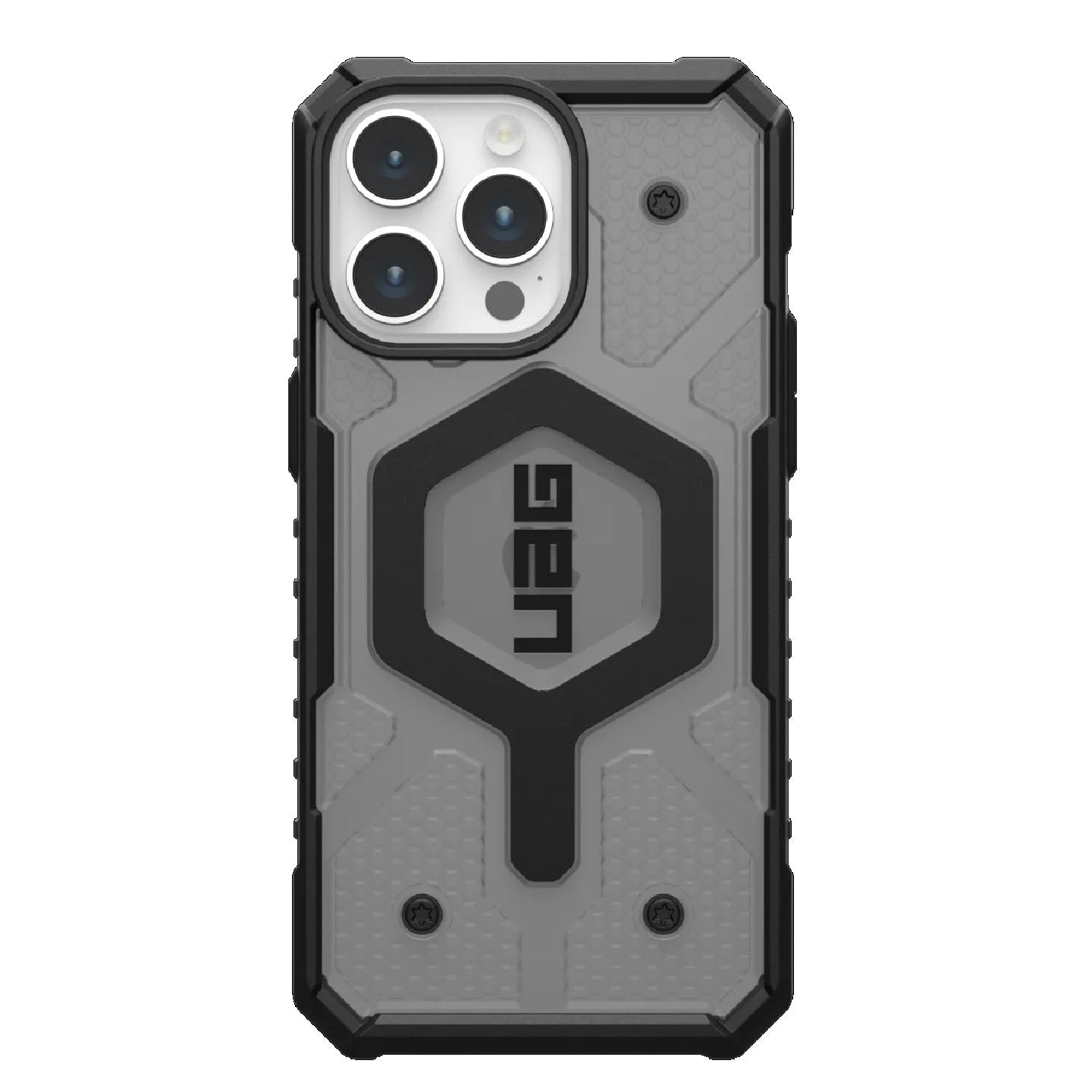 UAG Pathfinder MagSafe Apple iPhone 15 Pro Max (6.7 ft) Rugged Case - Ash (114301113131), 18ft. Drop Protection (5.4M), Tactical Grip, 10 Years Warranty