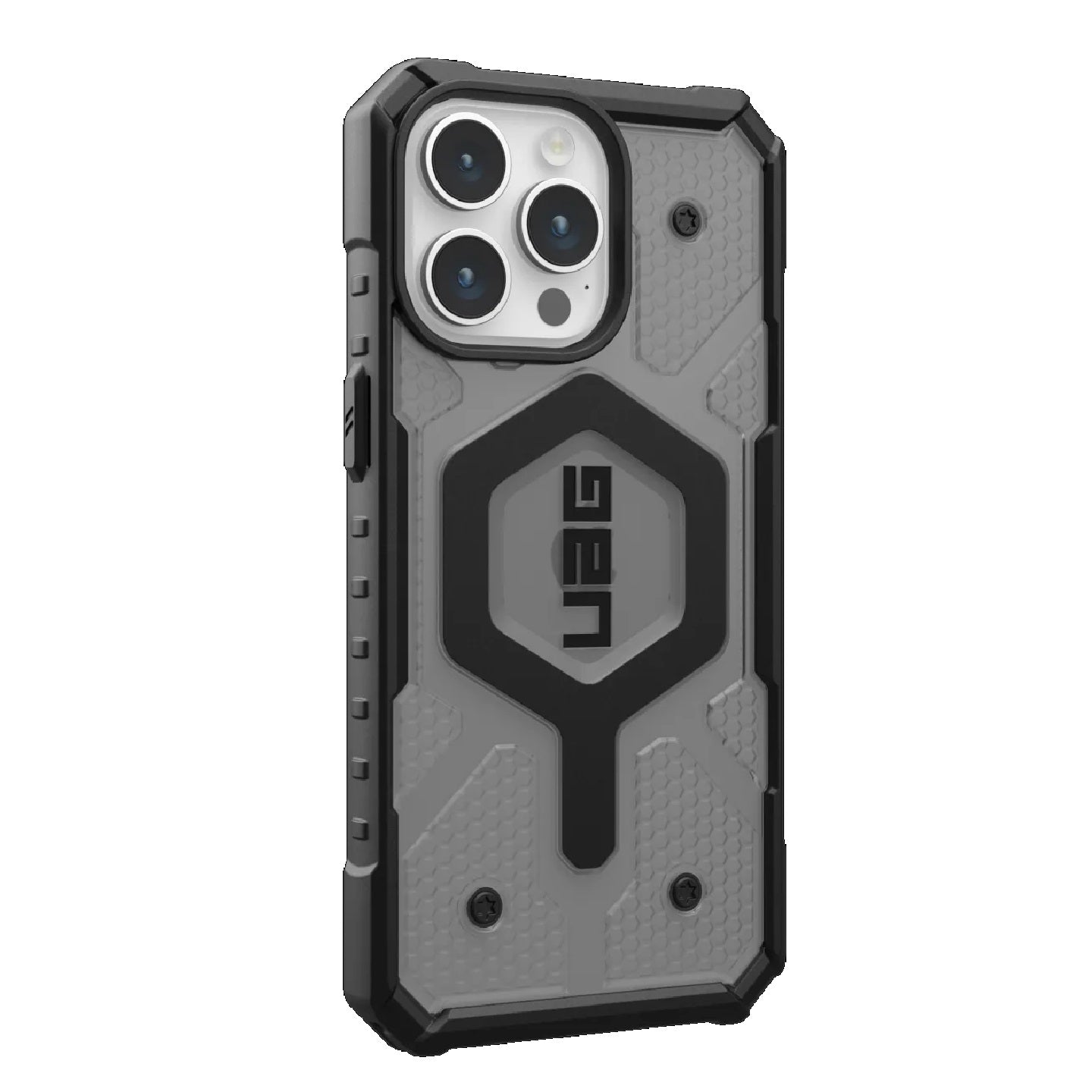 UAG Pathfinder MagSafe Apple iPhone 15 Pro Max (6.7 ft) Rugged Case - Ash (114301113131), 18ft. Drop Protection (5.4M), Tactical Grip, 10 Years Warranty