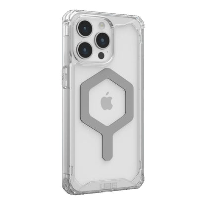 UAG Plyo MagSafe Apple iPhone 15 Pro Max (6.7 ft) Rugged Case - Ice Silver(114305114333),16ft. Drop Protection (4.8M), 10 Years Warranty