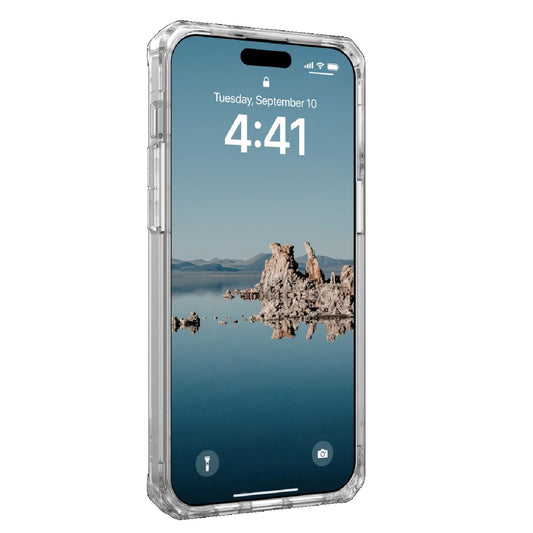 UAG Plyo MagSafe Apple iPhone 15 Pro Max (6.7 ft) Rugged Case - Ice White(114305114341),16ft. Drop Protection (4.8M), 10 Years Warranty