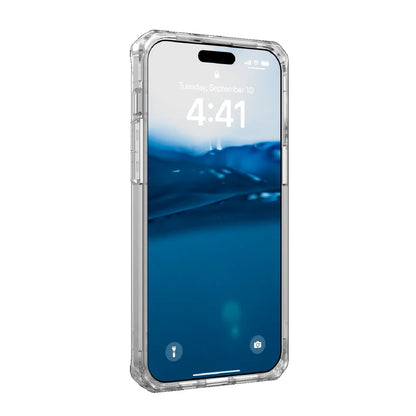 UAG Plyo Apple iPhone 15 Pro Max (6.7 ft) Rugged Case - Ice (114310114343), 16ft. Drop Protection (4.8M), Raised Screen Surround, 10 Years Warranty