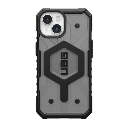 UAG Pathfinder MagSafe Apple iPhone 15 (6.1 ft) Rugged Case - Ash (114358113131), 18ft. Drop Protection (5.4M), Tactical Grip, 10 Years Warranty