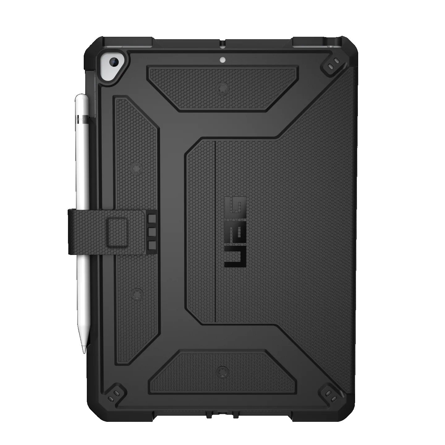 UAG Metropolis Apple iPad (10.2 ft) (9th 8th 7th Gen) Folio Rugged Case - Black(121916114040), DROP Military Standard, 1 Year Warranty