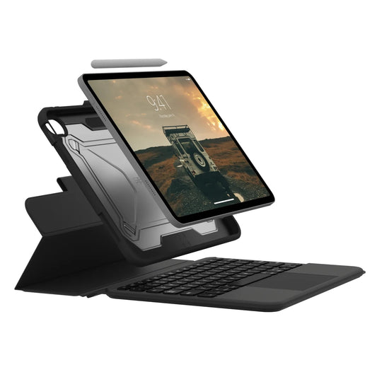 UAG Apple iPad (11.0 ft) 11th Gen (A16)   iPad 10th Gen (10.9 ft) Bluetooth Keyboard with Trackpad  Backlit Keys Rugged Case-Black  Ash - 1 Year Warranty