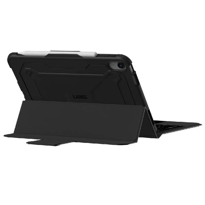 UAG Apple iPad (11.0 ft) 11th Gen (A16)  iPad 10th Gen (10.9 ft) Bluetooth Keyboard with Trackpad Rugged Case (English)- Black Ash - 1 Year Warranty